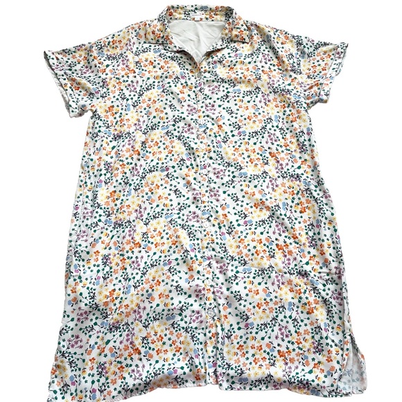 summersalt Dresses & Skirts - SUMMERSALT The Do-It-All Shirtdress in Wildflower Fields Size 1X Feminine